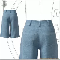 Ref 1250 Pantalon Denim Corto - Imagen 4